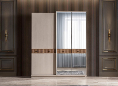 Stylish Wardrobe Luxury Wardrobe Modern Beige Bedroom Furniture